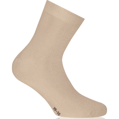 Rohner Skarpetki Dziennie Ankle Basic Soft Touch beżowe 3 pary